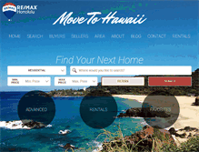 Tablet Screenshot of movetohawaii.com